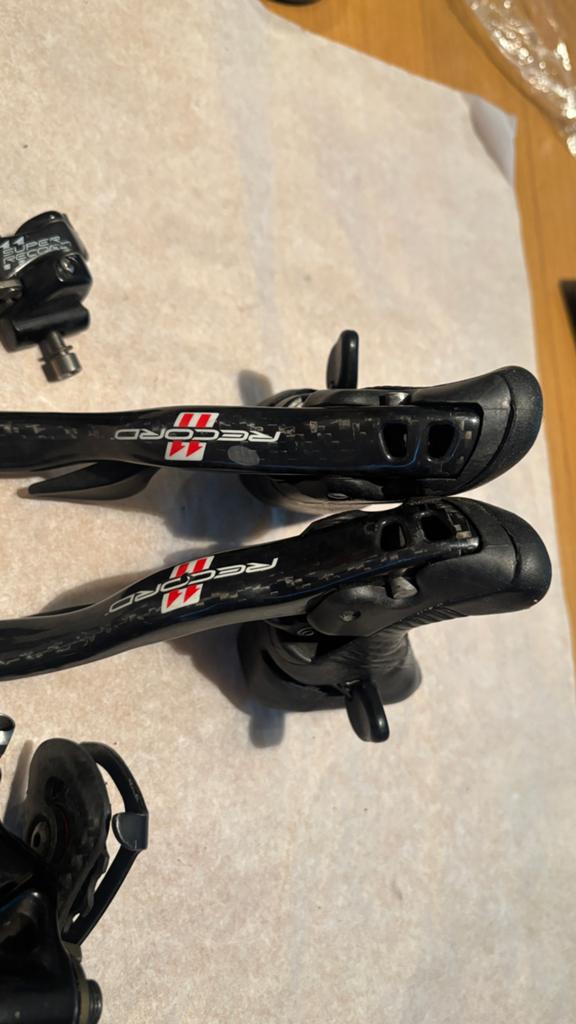 Campagnolo (Super) Record 11-speed groepset, Gebruikt, Ophalen of Verzenden, Derailleur of Ketting, Racefiets