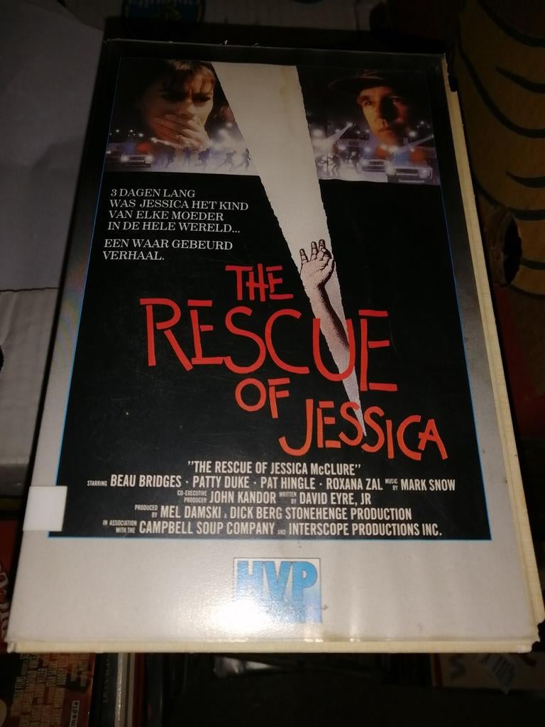 VHS ex-rental - The Rescue Of Jessica, Vanaf 16 jaar, Ophalen of Verzenden, Gebruikt, Horror