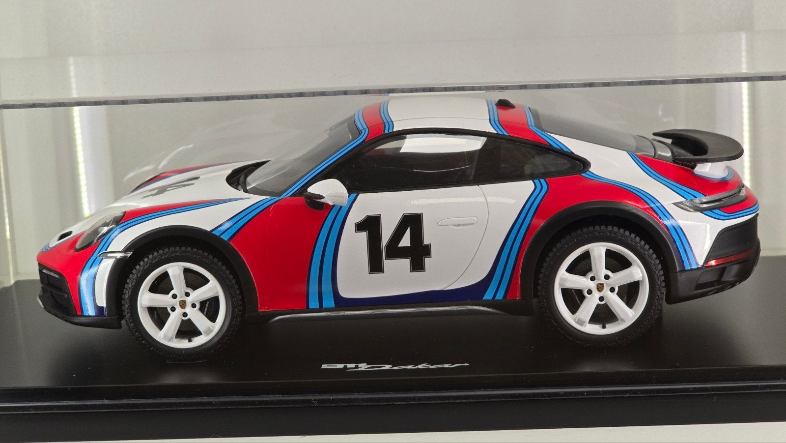 OPRUIMING! Spark Porsche 911 Dakar, Ophalen of Verzenden, Zo goed als nieuw, Auto, Overige merken