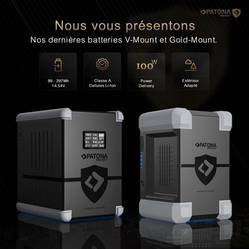 V-Mount battery V150-PD100 148Wh USB-C USB-A D-Tap 2xDC-out, Verzenden, Nieuw