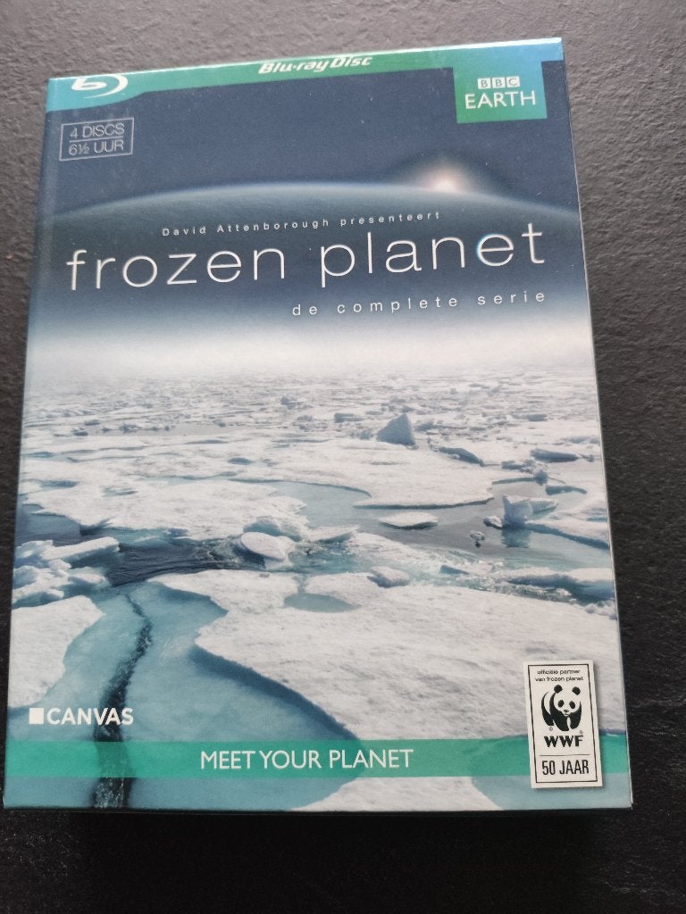 Frozen Planet de complete serie 4 dvd's 6,5 uur kijkplezier, Alle leeftijden, Ophalen of Verzenden, Zo goed als nieuw