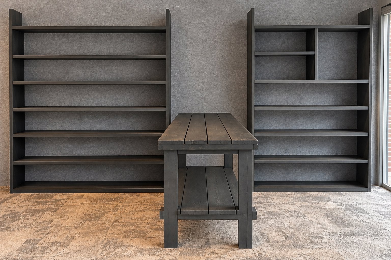 Winkelkasten set met presentatietafel en displaykast, Aankleding binnen, Ophalen, Gebruikt, Kast