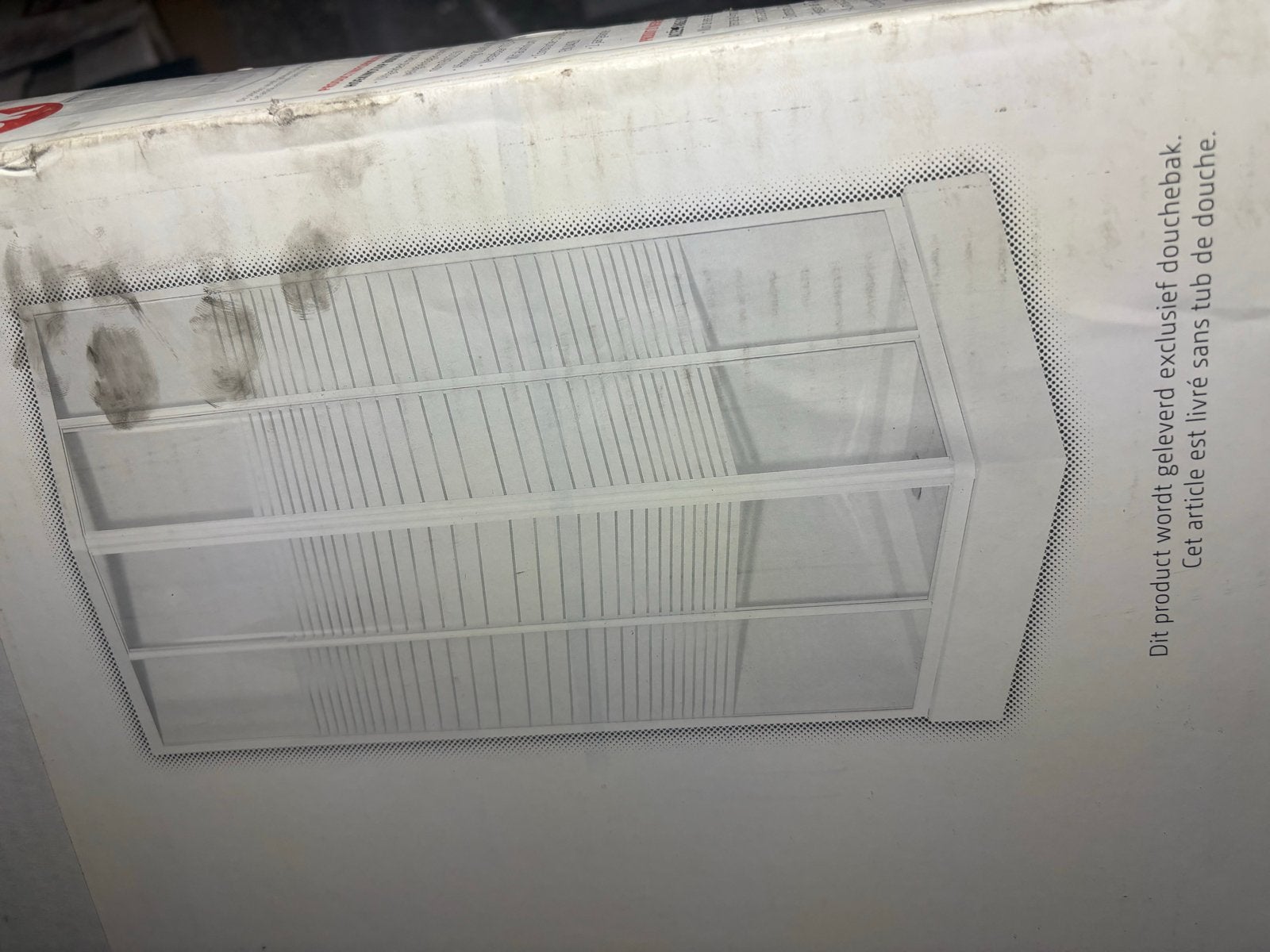 Douchecabine hoekinstap 80x80 cm veiligheidsglas, Doe-het-zelf en Verbouw, Sanitair, Ophalen of Verzenden, Nieuw, Glas, Douche