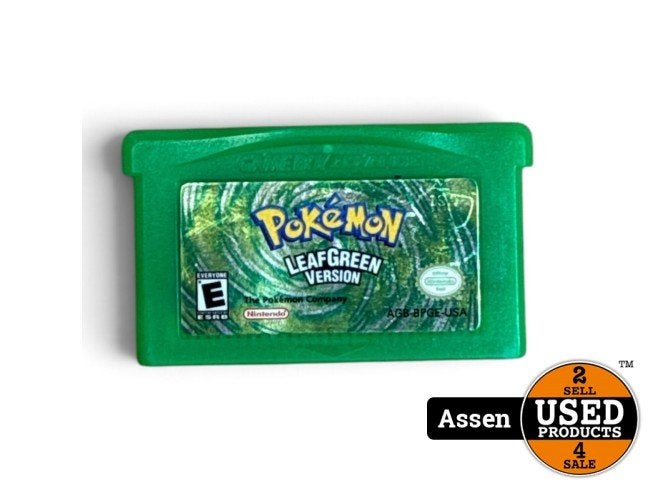 Pokémon Leaf Green Version Game Boy Advance USA - Game Only, Pokemon, Zo goed als nieuw, Support@pokemon.com, The PokÃ©mon Company
Roppongi Hills Mori Tower 8F
6-10-1 Roppongi, Minato-ku
Tokyo 106-6118
Japan