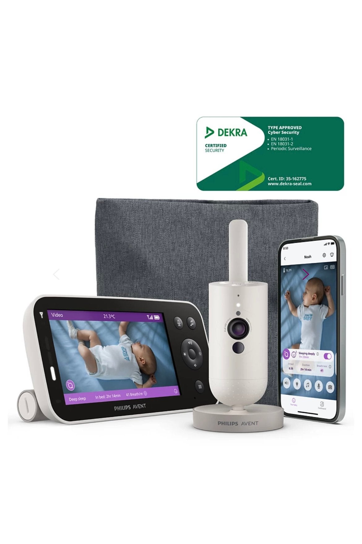 Philips Avent Premium Connected Baby Monitor, Ophalen of Verzenden, Nieuw, 250 meter of meer, Camera