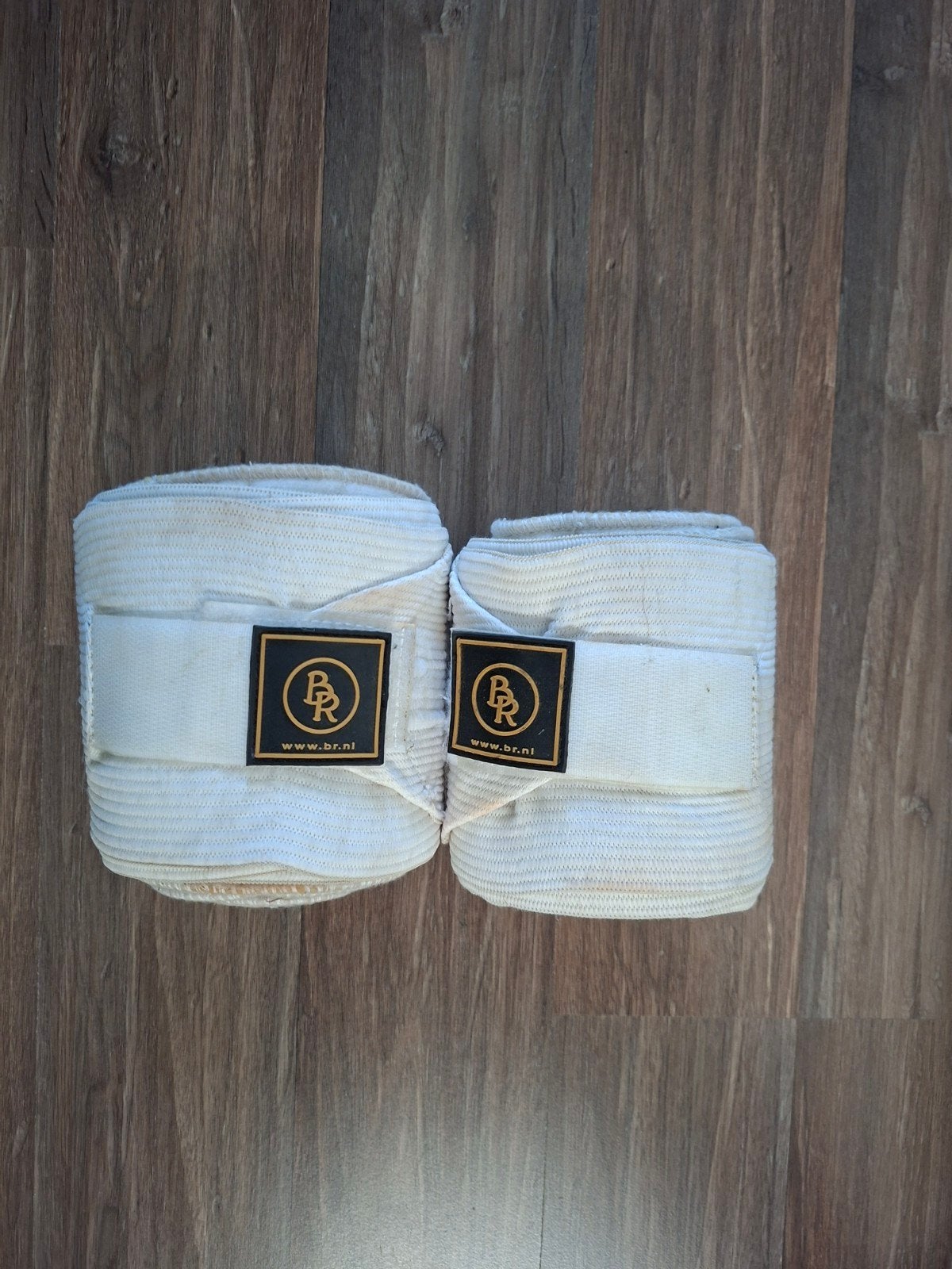 2 witte bandages BR, Dieren en Toebehoren, Ophalen of Verzenden, Gebruikt