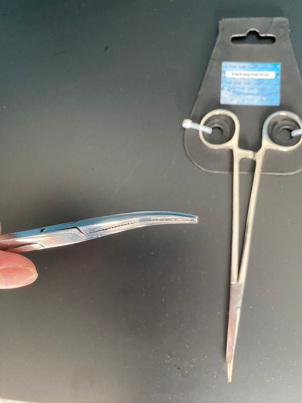 Evezet onthaaktang 18cm gebogen punt, D, Overige typen, Nieuw, Ophalen of Verzenden