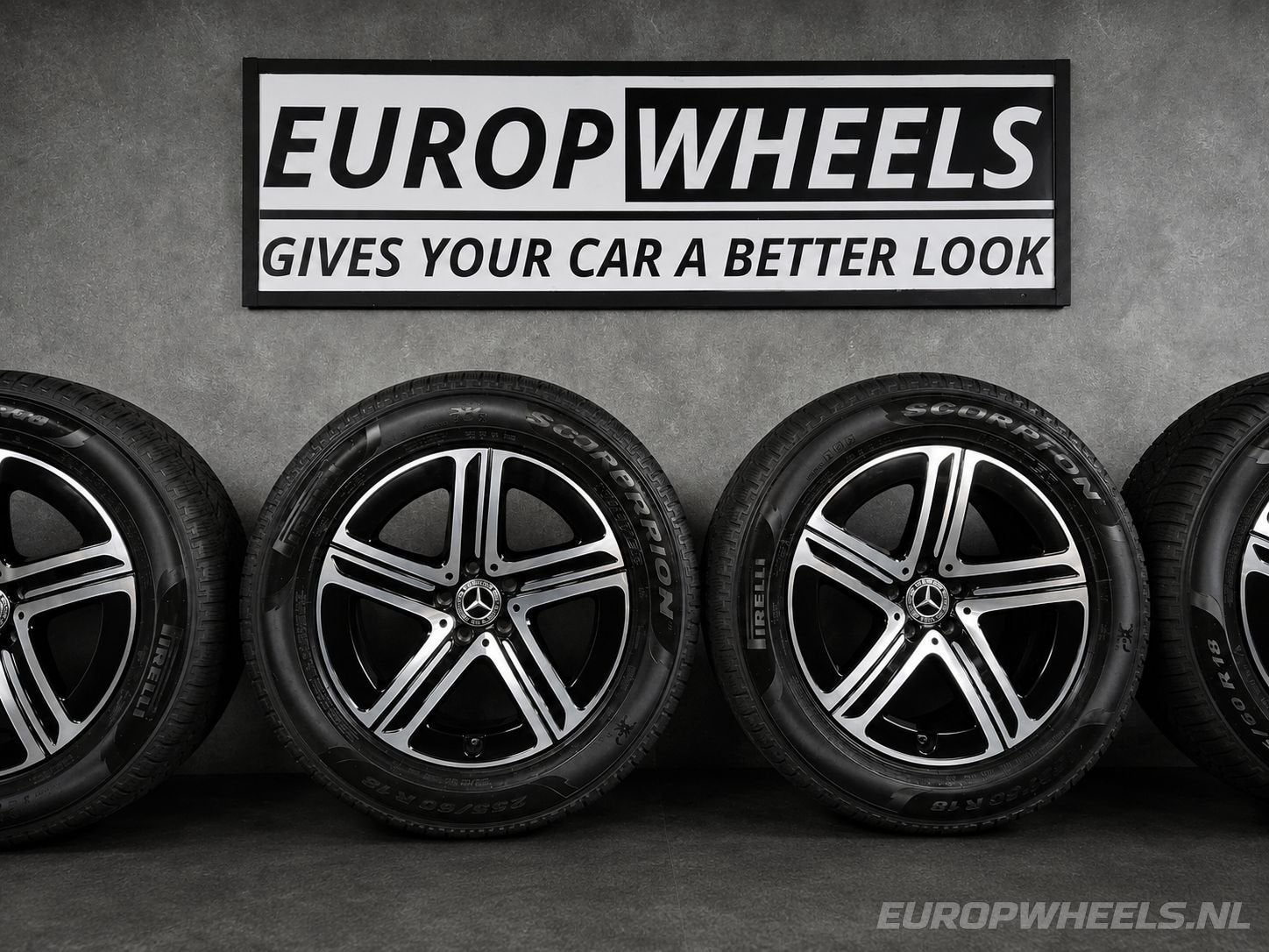 18 inch Mercedes GLC Hybrid X254 C254 velgen winterbanden