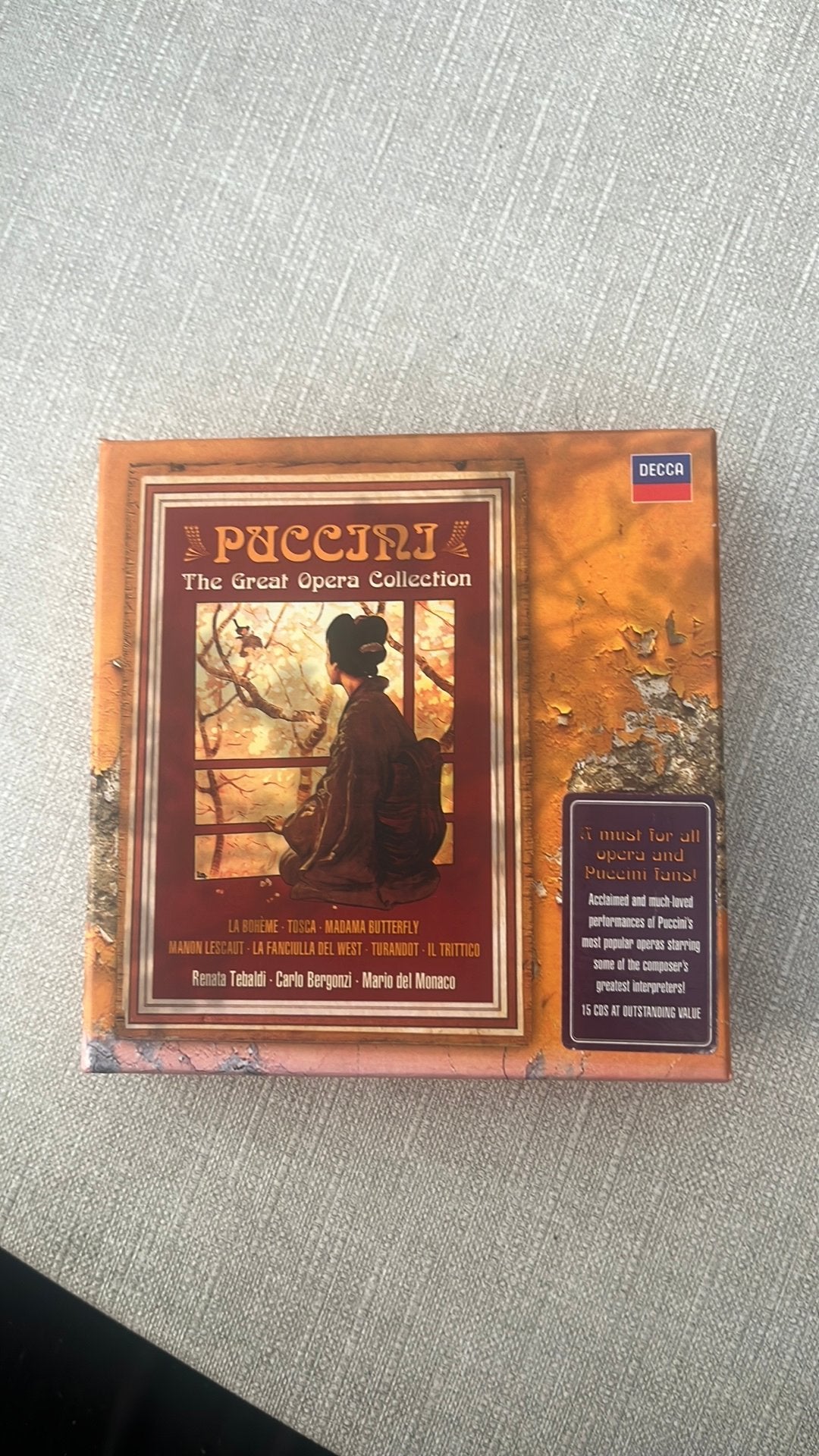 Pucciri - the great opera collection, Ophalen of Verzenden, Romantiek, Zo goed als nieuw, Opera of Operette
