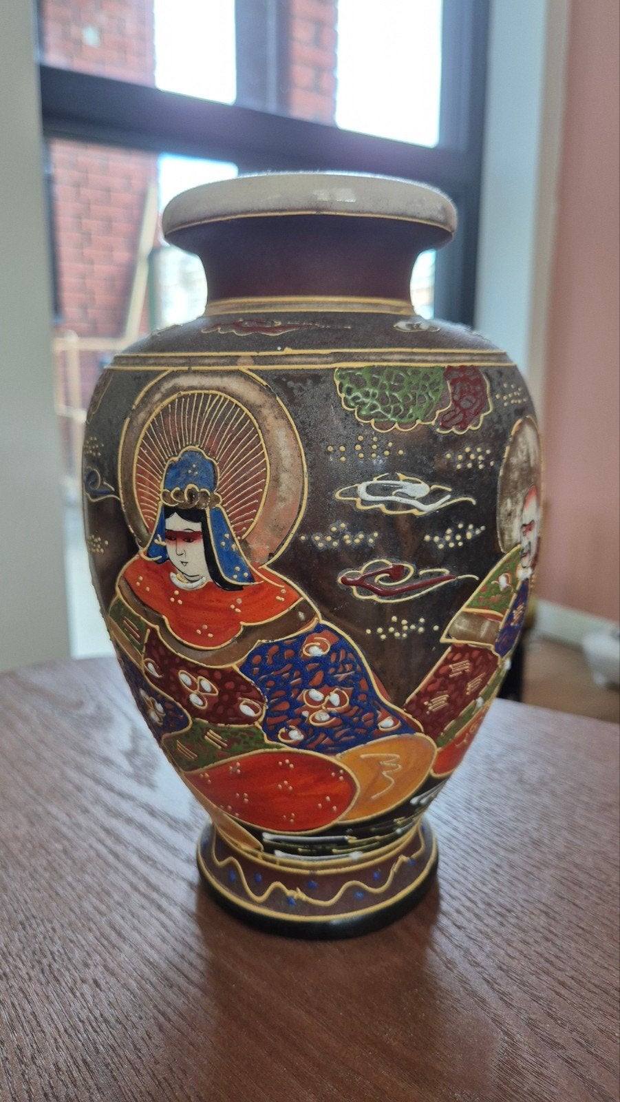 Antieke Japanse Satsuma Vaas, Ophalen