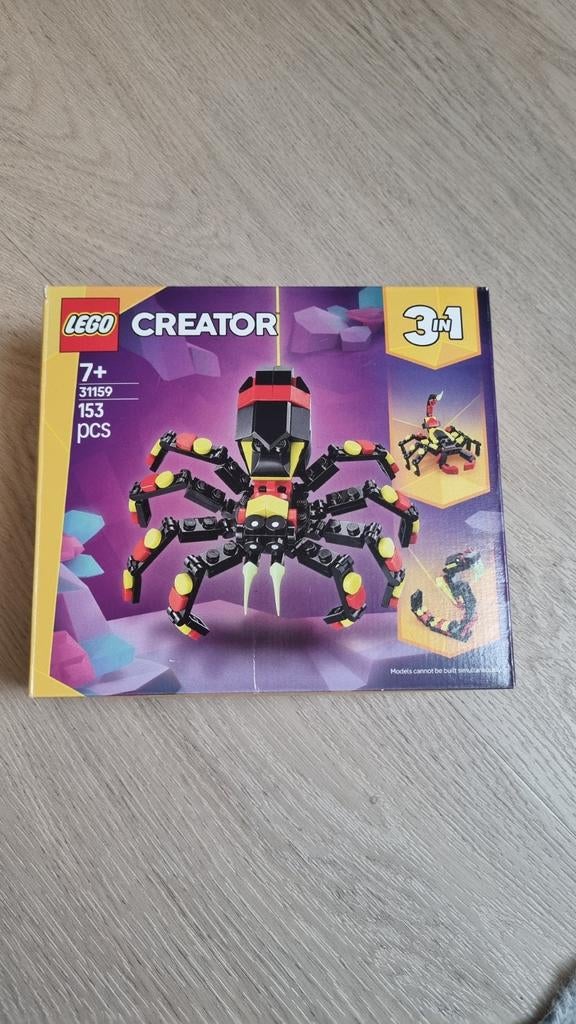 Lego Creator 31159 Griezelspin met doos, Ophalen of Verzenden, Zo goed als nieuw, Complete set, Lego