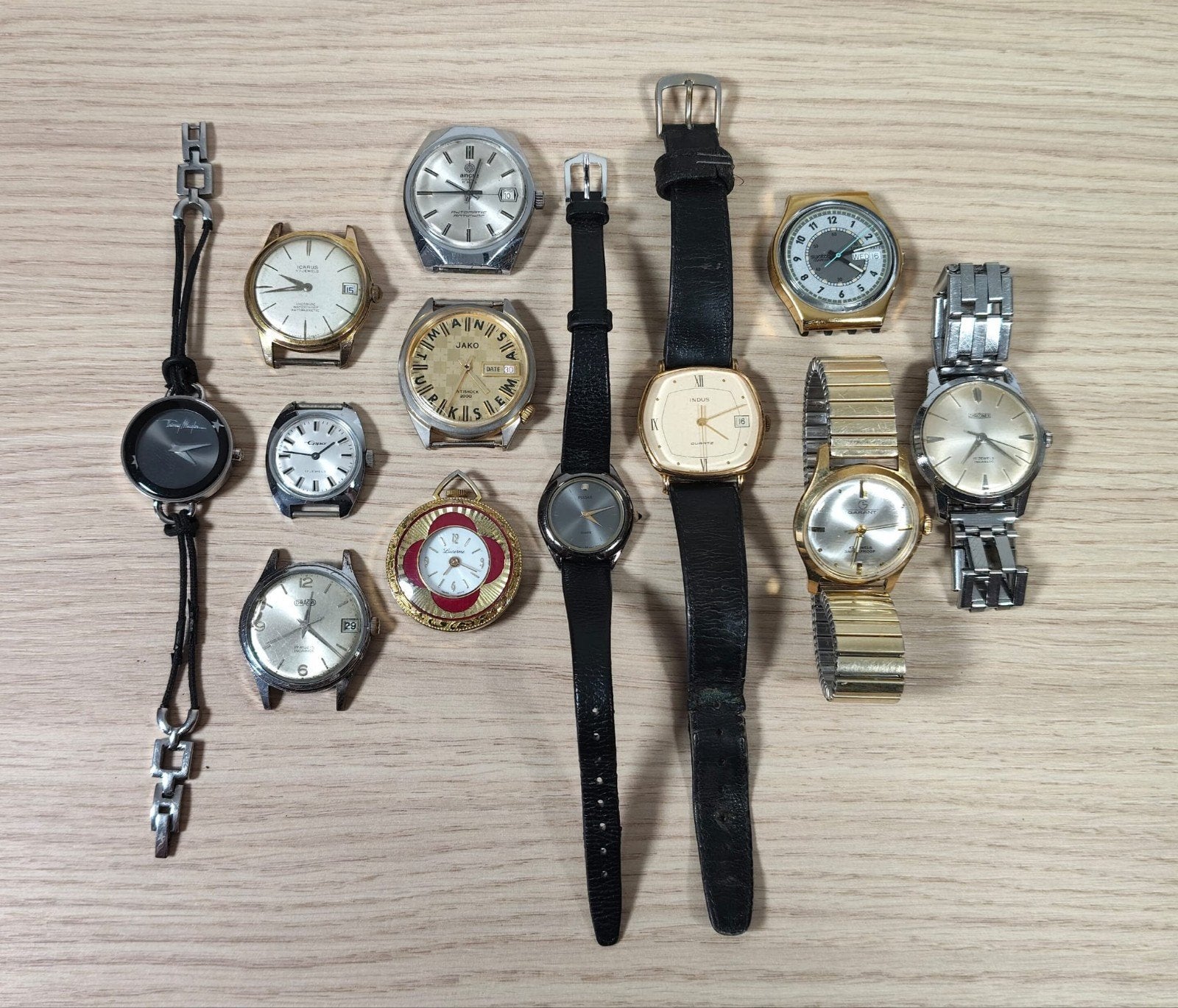 klassieke en vintage horloges 4, Ophalen, Staal, Overige merken, 1960 of later