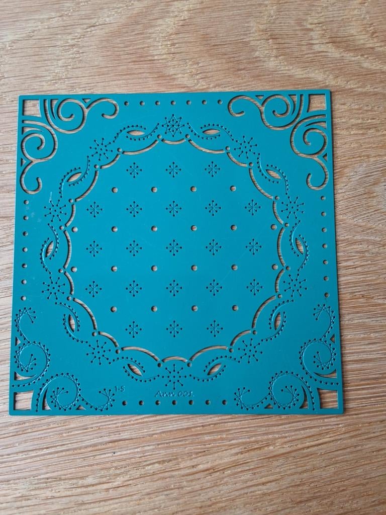 Borduurmal voor handborduren - Decoratief patroon, Ophalen of Verzenden, Gebruikt, Handborduren, Onderdeel of Toebehoren
