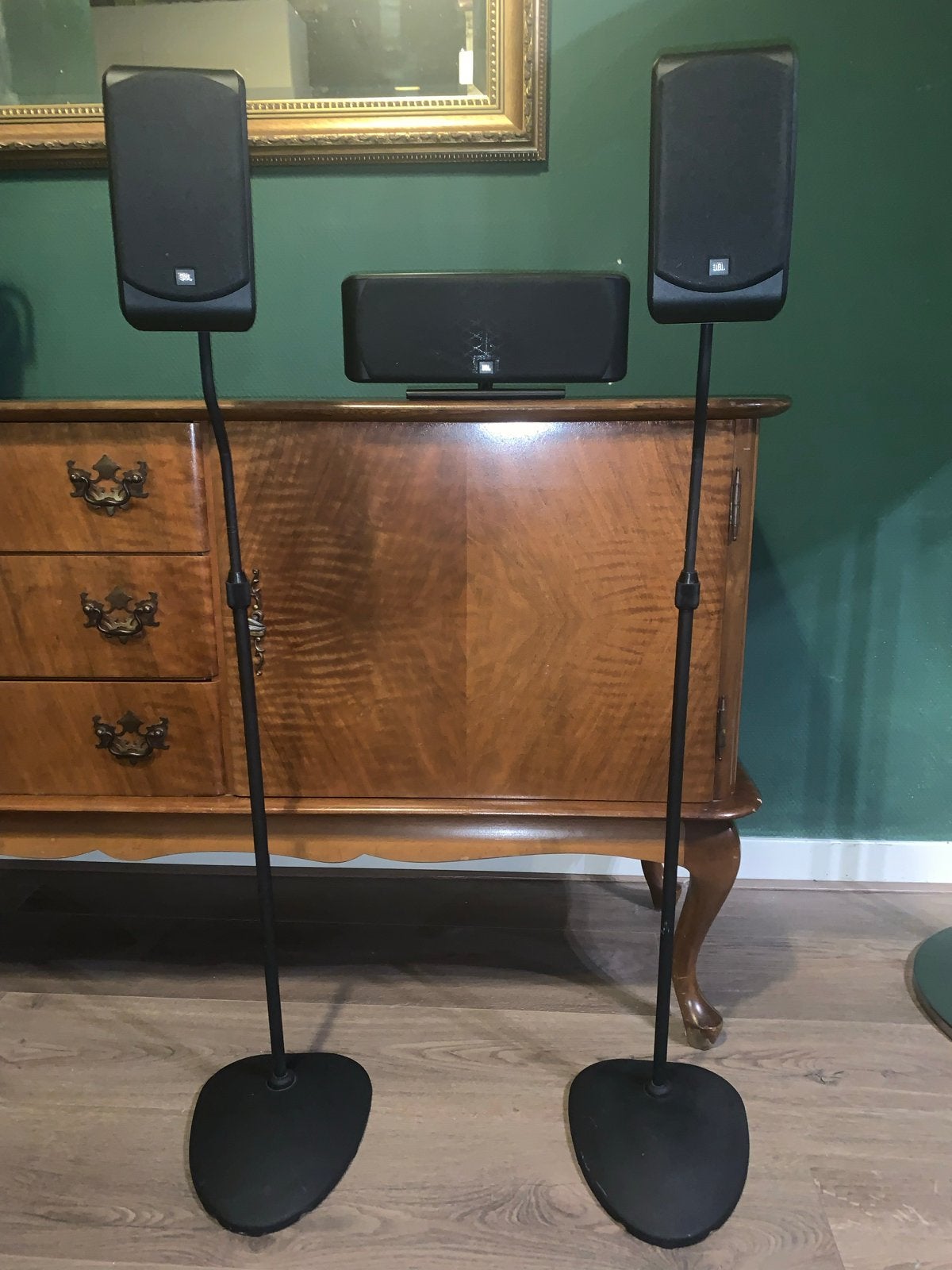 JBL SCS200.5 Speakerset - Surround Sound met Stands, Gebruikt, JBL, Ophalen of Verzenden, Surroundset