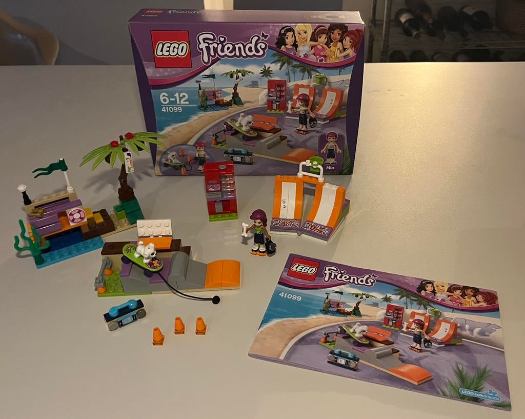 Lego Friends 41099 - Heartlake Skatepark, Ophalen of Verzenden, Zo goed als nieuw