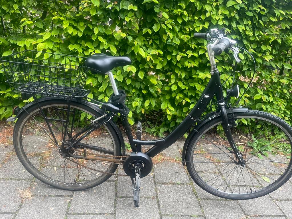 Fiets / Bike black, Fietsen en Brommers, Ophalen, Zo goed als nieuw, Minder dan 10 versnellingen, Overige merken