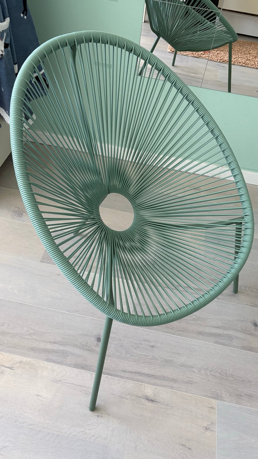 Groene Acapulco stoel, Ophalen, Kunststof, Overige kleuren, Zo goed als nieuw