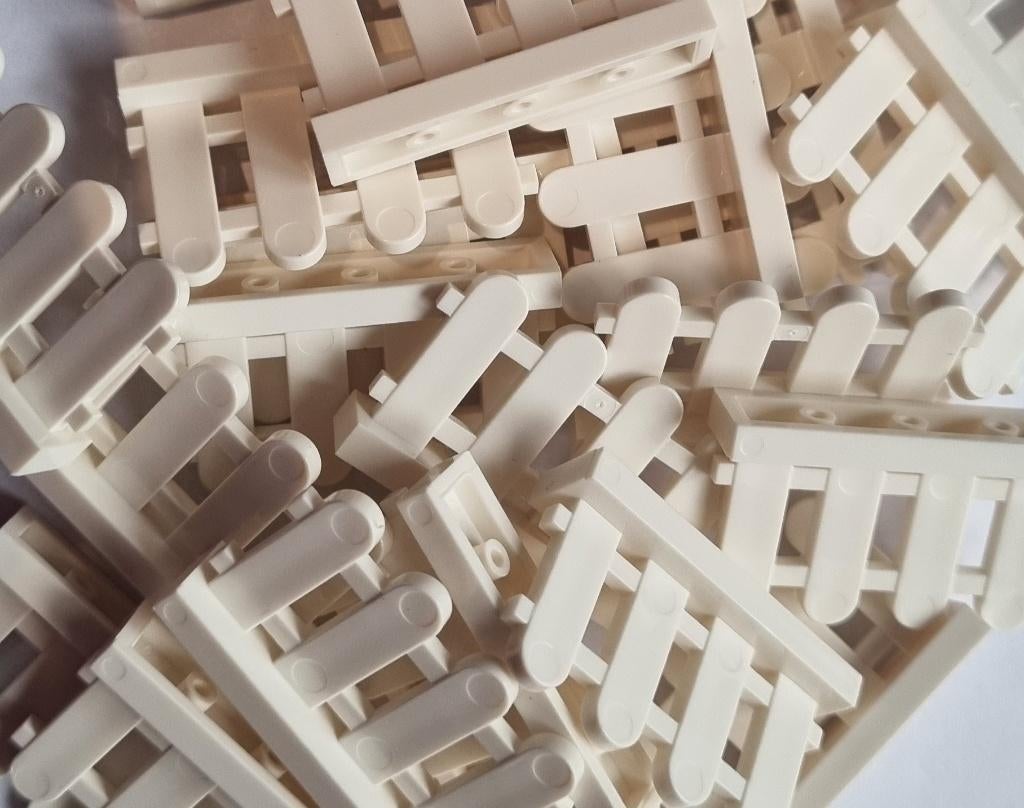 Lego fence, White (per 25), Ophalen of Verzenden, Nieuw, Losse stenen, Lego