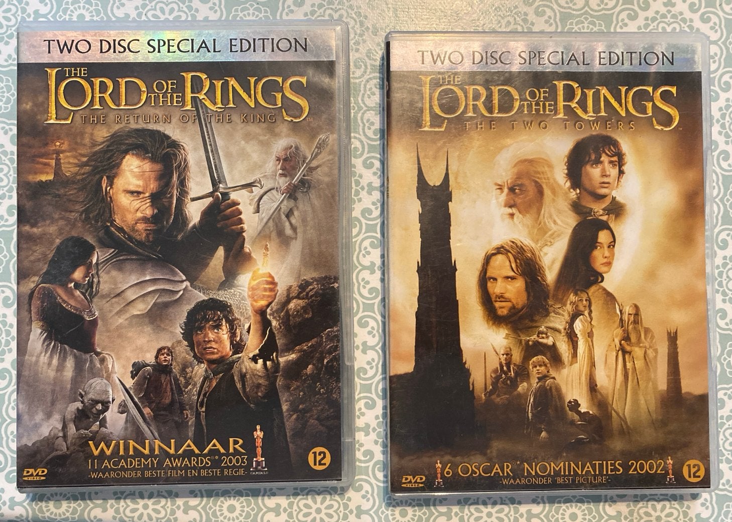 Lord of the Rings DVD's: The Two Towers & Return of the King, Ophalen, Speciale editie, Nederlands, Vanaf 12 jaar
