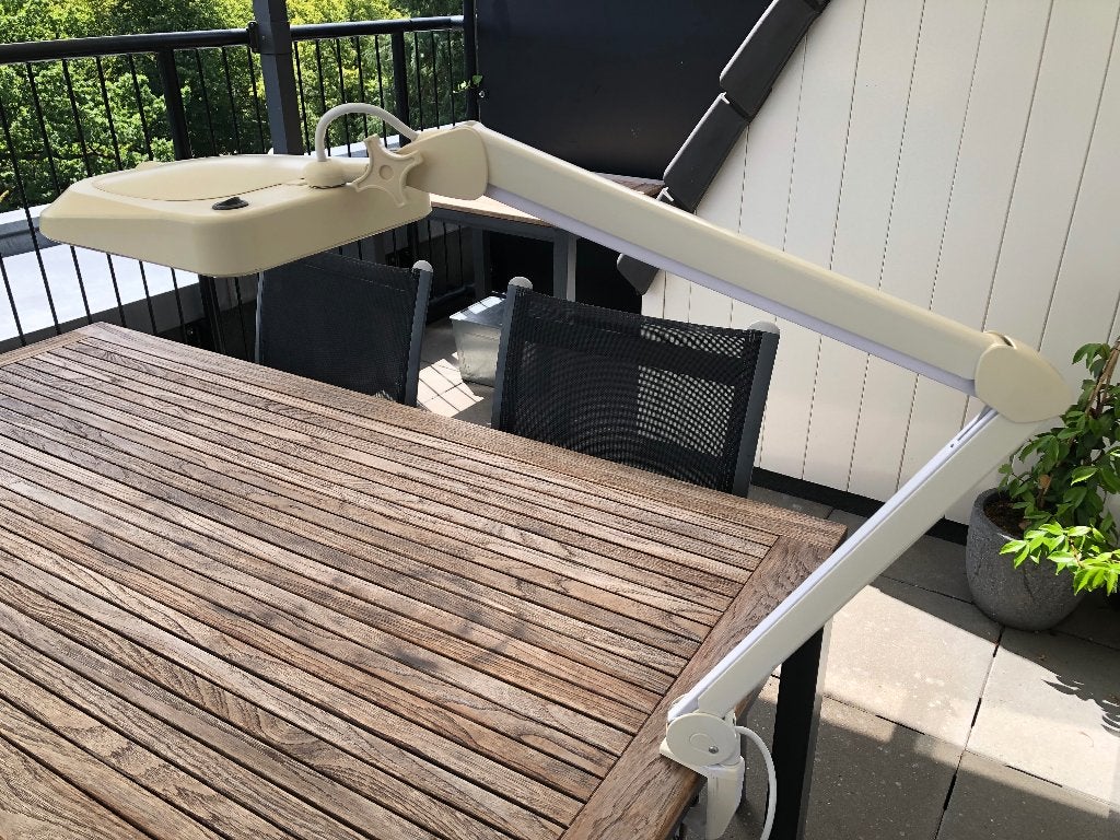 Vergrootglas met lamp en klem - Ideaal voor Hobby en Werk, Ophalen, Zo goed als nieuw, Loeplamp