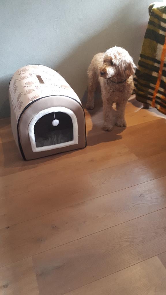 Schattige honden of kattenmand, Dieren en Toebehoren, Hondenmanden, Ophalen, Nieuw, Pluche