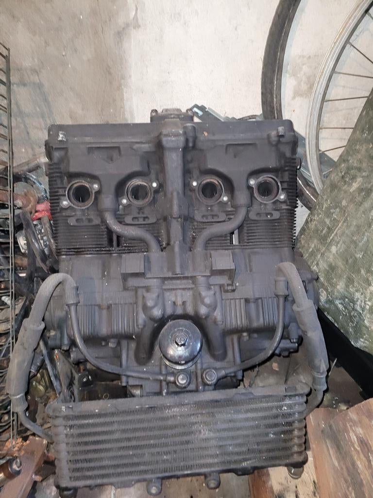 Suzuki GSX600F motorblok met oliekoeler,kabelboom enzovoort, Ophalen, Gebruikt