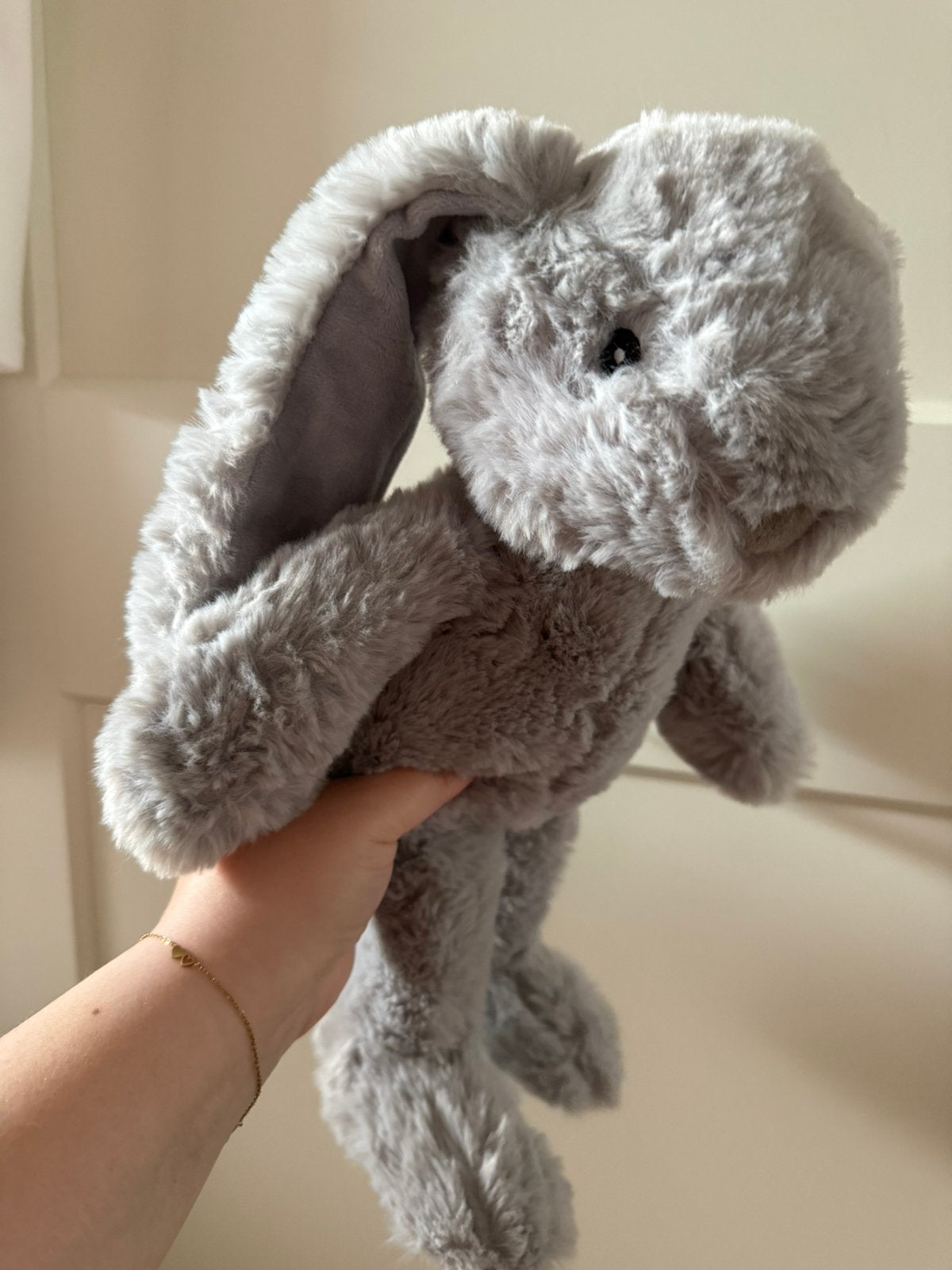 knuffel konijn pluche, Ophalen of Verzenden, Zo goed als nieuw, Konijn