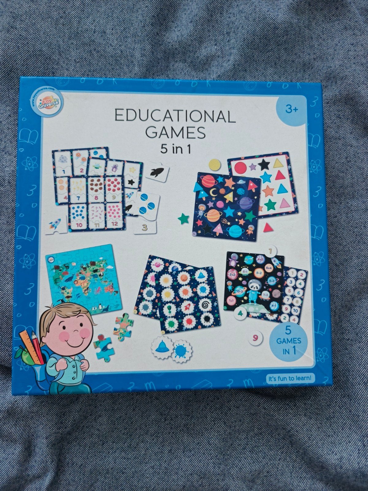 Educatieve Spellen 5-in-1 voor Kinderen, Kinderen en Baby's, Ophalen of Verzenden, Gebruikt, Puzzelen