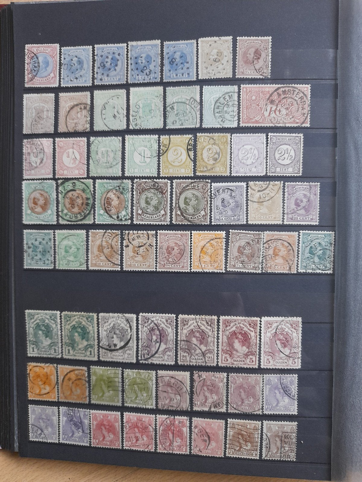 Postzegels nederland  gest, ong, pf, periode 1869-1945, Ophalen of Verzenden