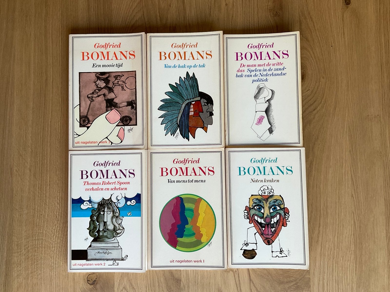 Godfried Bomans 6 boeken, Boeken, Literatuur, Ophalen of Verzenden, Gelezen
