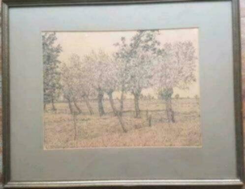 Orig. Potlood tekening G. C. Haverkamp 1919 Soest, Ophalen