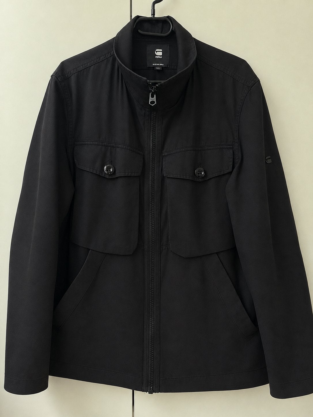 Zomerjas G-Star Raw heren maat L jas, Ophalen of Verzenden, Gedragen, Maat 52/54 (L), Zwart