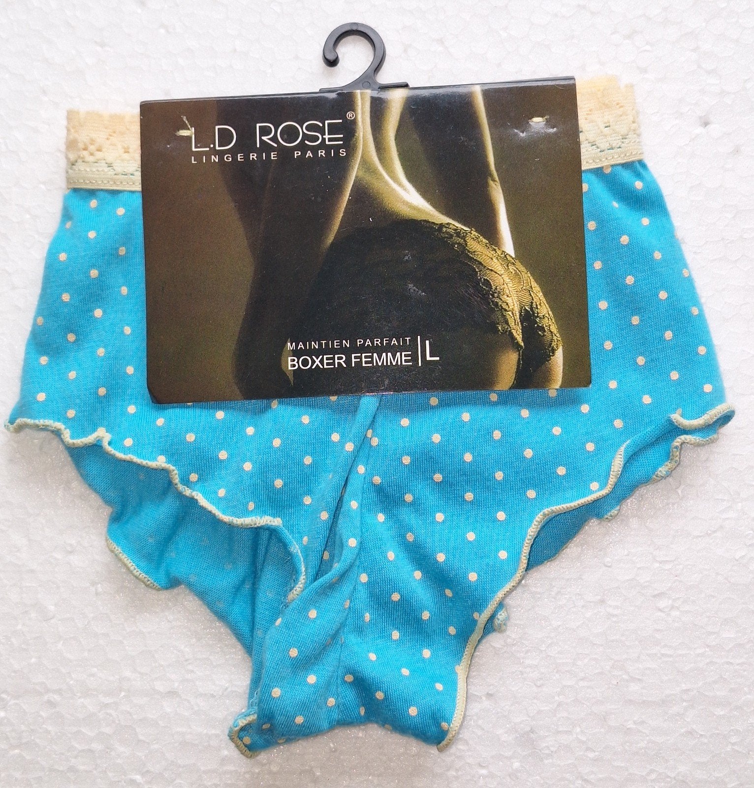 Nieuw katoenen boxer van LD Rose maat M (38), Kleding | Dames, Ondergoed en Lingerie, Verzenden, Roze