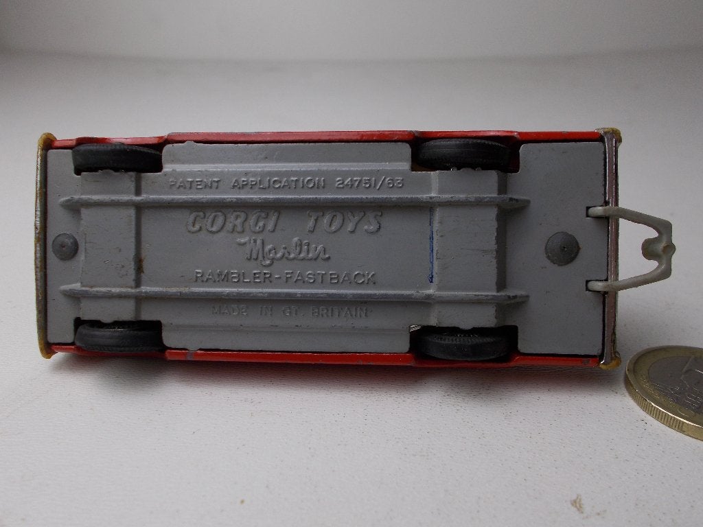 1966 Corgi Toys 263 MARLIN  RAMBLER FAST BACK. I.g.st., Ophalen of Verzenden, Zo goed als nieuw, Auto, Corgi