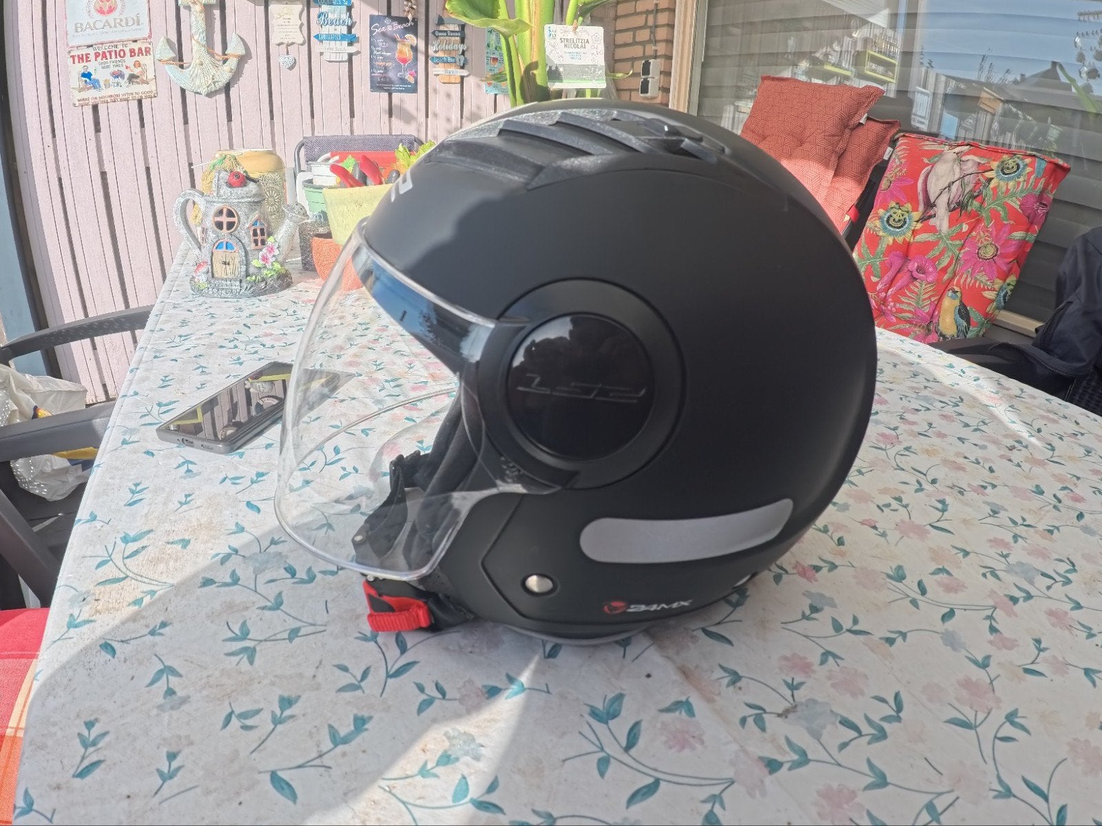 LS2 Airflow Helm - Matzwart - XXL, Ophalen of Verzenden, Tweedehands, XXL, Overige merken