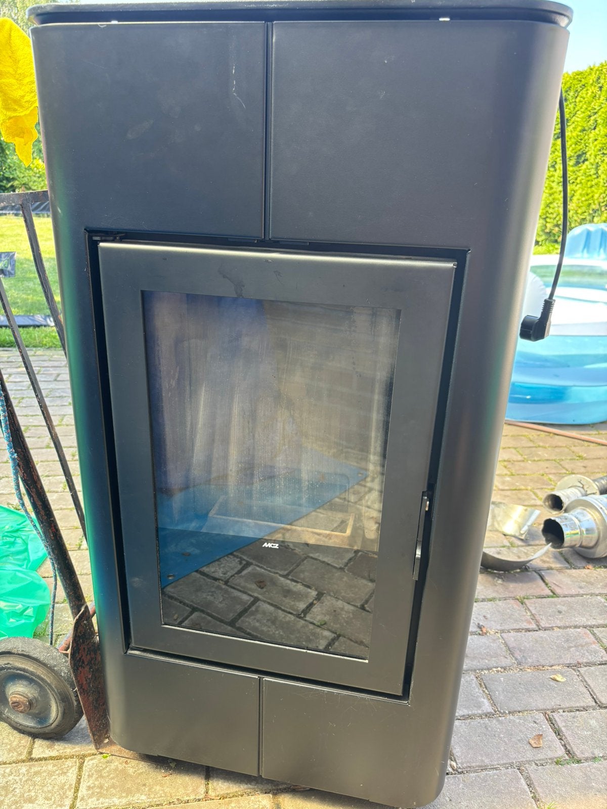 MCZ tray natural pelletkachel, Huis en Inrichting, Kachels, Ophalen, Gebruikt, Overige brandstoffen, Pelletkachel
