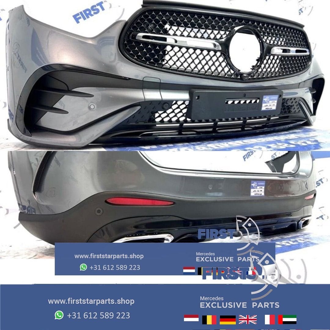 W254 GLC AMG VOORBUMPER + ACHTERBUMPER GRIJS COMPLEET PAKKET, Auto-onderdelen, Gebruikt, -, Ophalen of Verzenden, Bumper