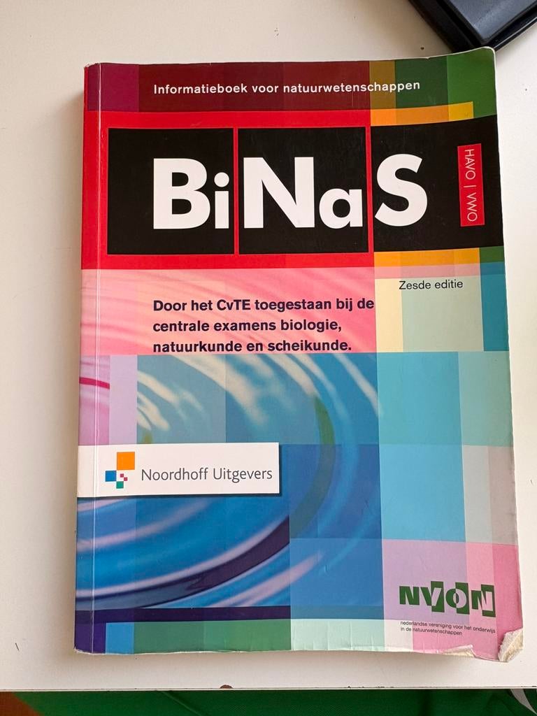 BiNaS zesde editie, Boeken, Ophalen of Verzenden, Zo goed als nieuw, Natuurwetenschap