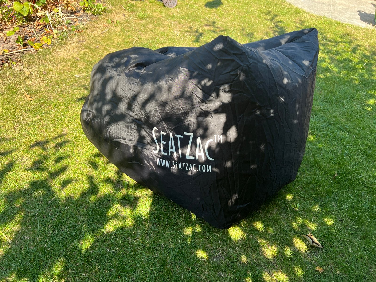SeatZac opblaasbare zitzak - Zwart, Ophalen of Verzenden, Gebruikt
