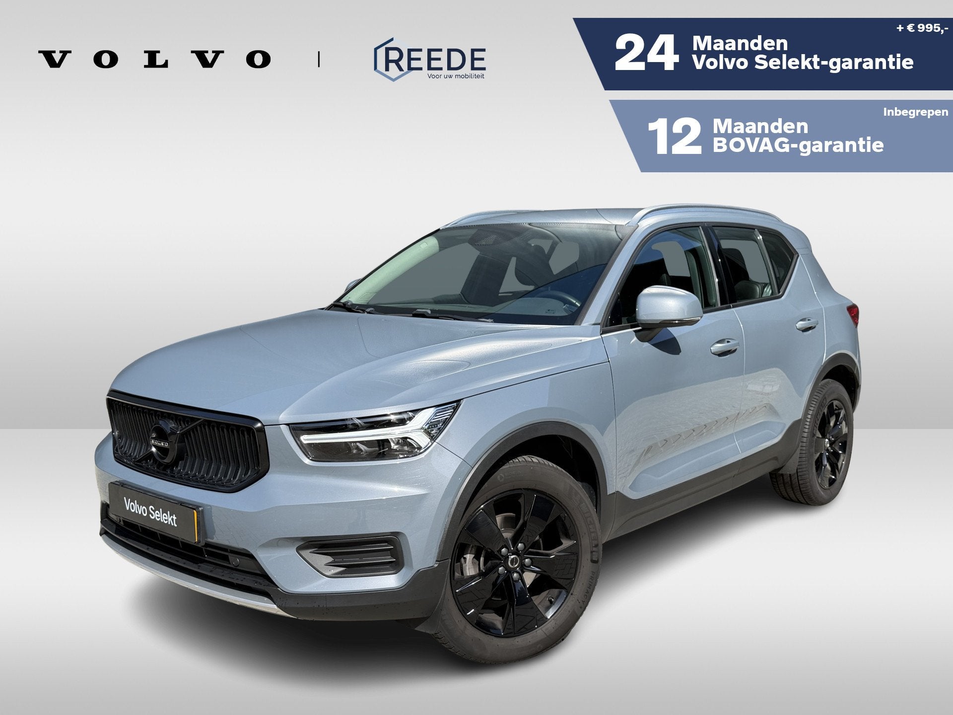 Volvo XC40 1.5 T2 Momentum Business | Lederen bekleding | In, Gebruikt, Bedrijf, SUV of Terreinwagen, Zilver of Grijs