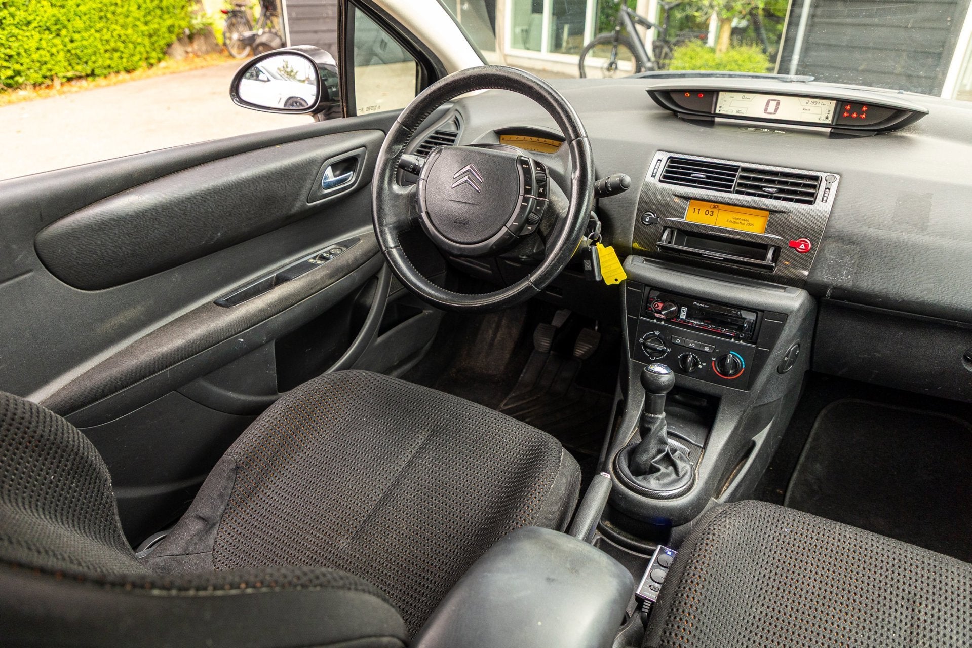 Citroen C4 Coupé 1.6-16V VTR+ APK 1-8-2027 I Trekhaak I Sub, Voorwielaandrijving, Gebruikt, Zwart, 4 cilinders