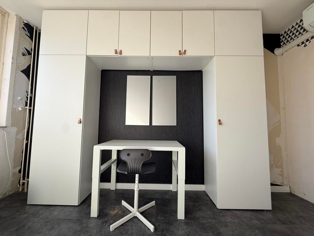 Kledingkast & bureau + stoel kinderkamer, Ophalen, Gebruikt, 50 tot 70 cm, 105 cm of meer