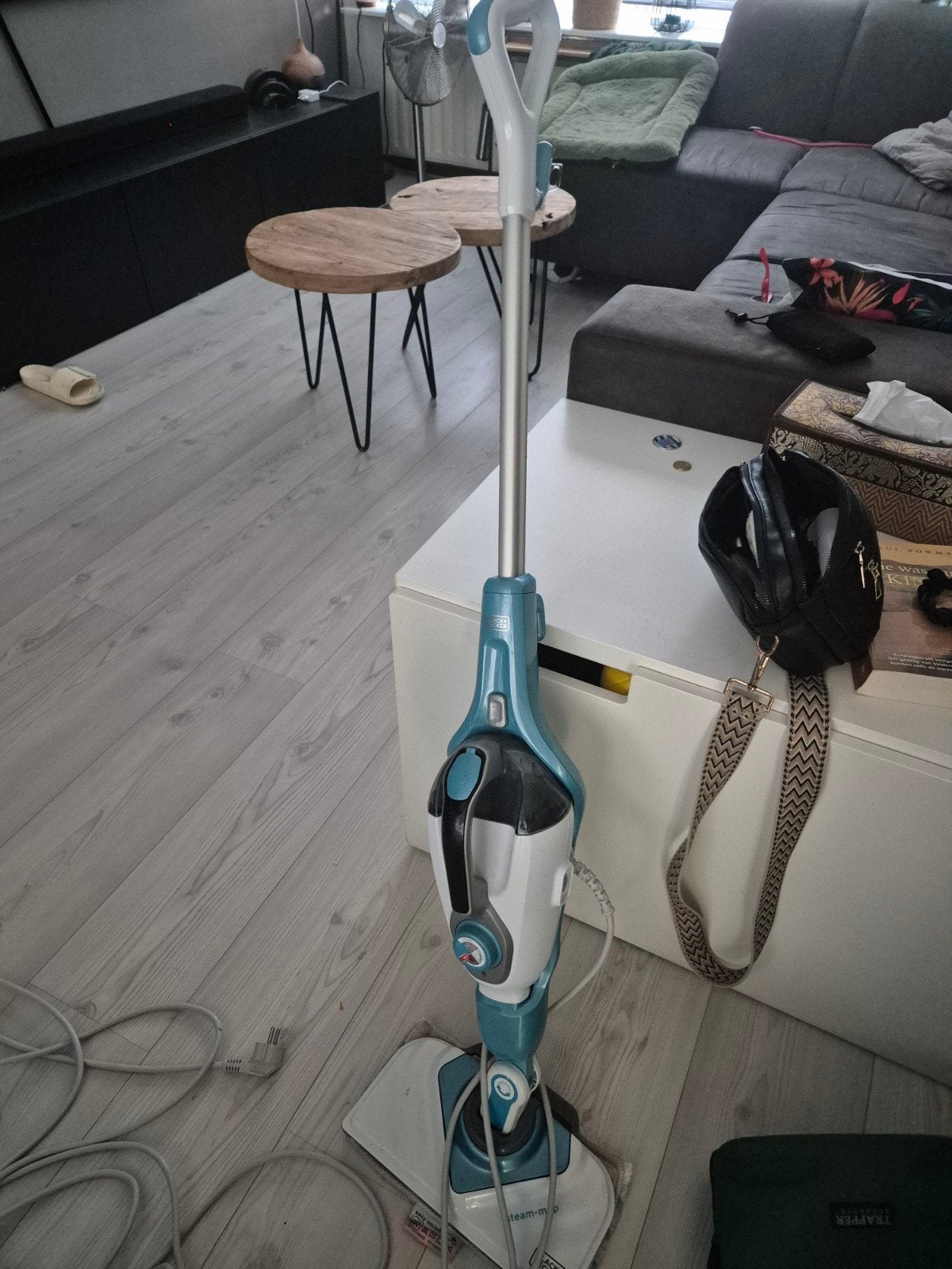 Black+Decker Steam-Mop Stoomreiniger, Witgoed en Apparatuur, Stofzuigers, Gebruikt, Stoomreiniger, Overige merken, Geschikt voor harde vloeren