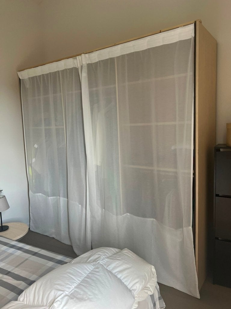 Kledingkast, Huis en Inrichting, Ophalen, Gebruikt, 200 cm of meer, Met plank(en)