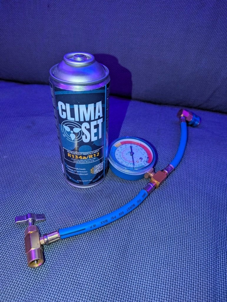 ClimaSet R134a/R12 airco navulset met slang en manometer, Witgoed en Apparatuur, Ophalen, Minder dan 60 m³, Nieuw, 3 snelheden of meer
