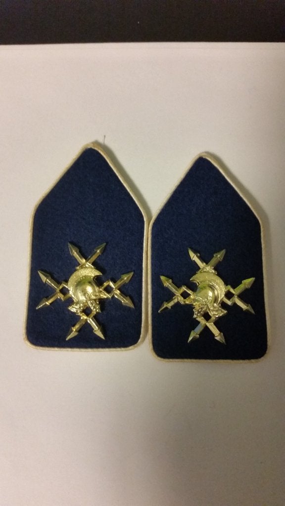Kraagspiegels Verbindingsdienst, Verzenden, Landmacht, Nederland, Embleem of Badge