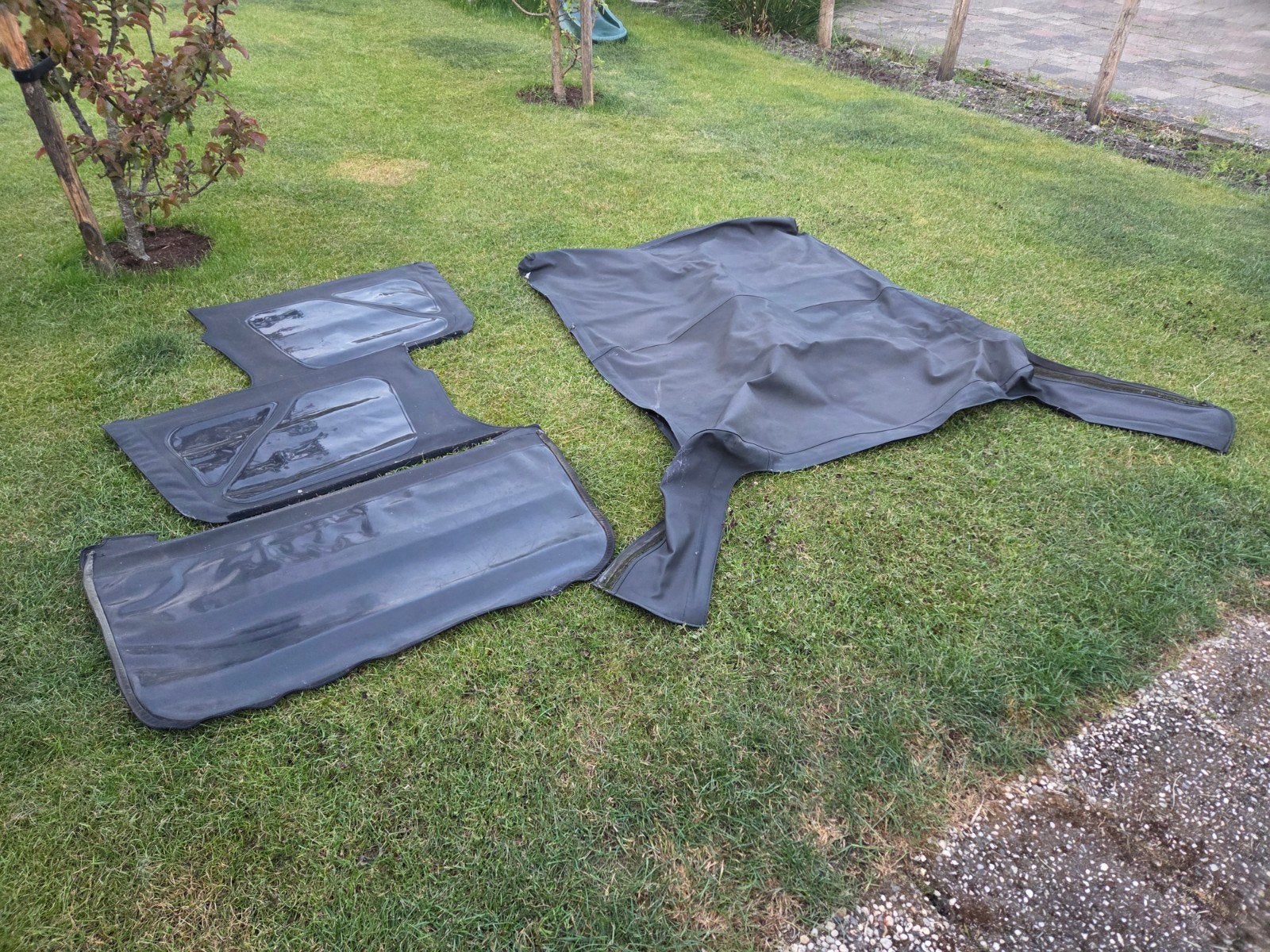 gebruikte soft top jeep wrangler tj zwart, Ophalen, Gebruikt, Jeep