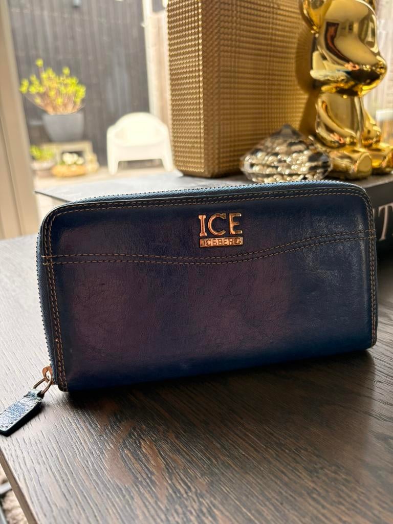 Iceberg portemonee, Overige merken, Blauw, Ophalen of Verzenden, Zo goed als nieuw