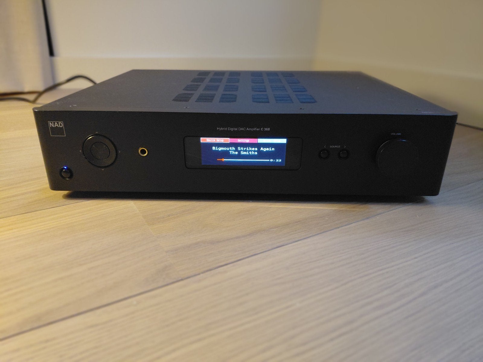 NAD C 368 Versterker met Bluos 2i module, Audio, Tv en Foto, Versterkers en Receivers, Zo goed als nieuw, 60 tot 120 watt, Stereo