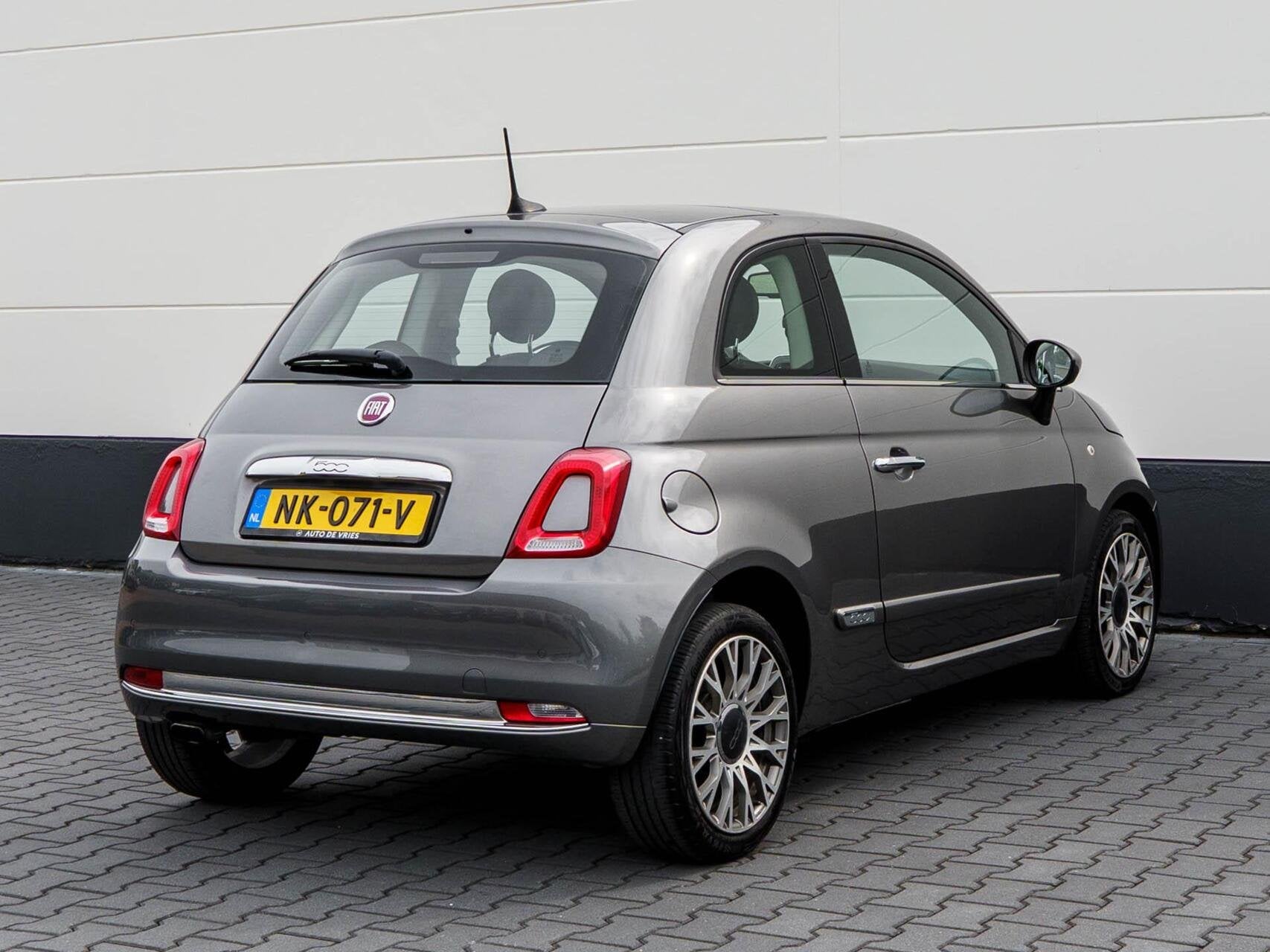 Fiat 500 0.9 TwinAir 80pk Turbo Lounge | Panoramadak | Navig, Auto's, Stof, Gebruikt, 905 kg, Origineel Nederlands